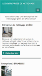 Mobile Screenshot of lesentreprisesdenettoyage.be