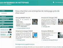 Tablet Screenshot of lesentreprisesdenettoyage.be